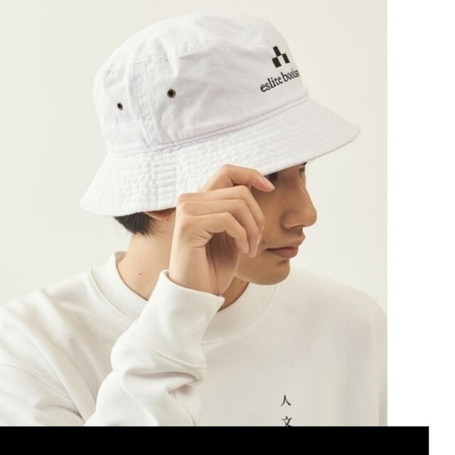 BEAUTY&YOUTH UNITED ARROWS(ビューティアンドユースユナイテッドアローズ)の定価4400円‼️BEAUTY&YOUTH  コラボバケットハット/白フリー新品 メンズの帽子(ハット)の商品写真