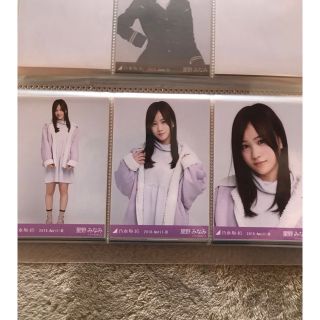 ノギザカフォーティーシックス(乃木坂46)の星野みなみ　パープル(アイドルグッズ)