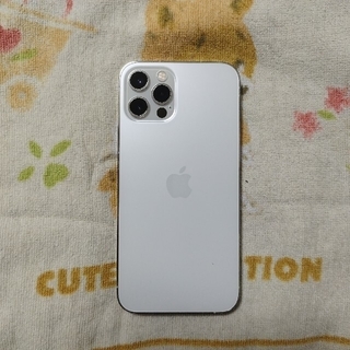 アイフォーン(iPhone)のiPhone12pro 512gb シルバー 【ガラスコーティング済】(スマートフォン本体)