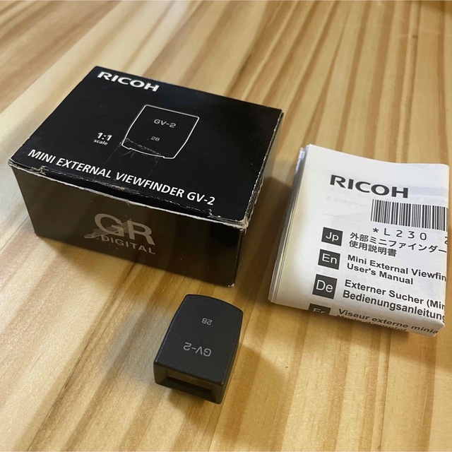 RICOH 外部ミニファインダー GV 数量限定 www.gold and