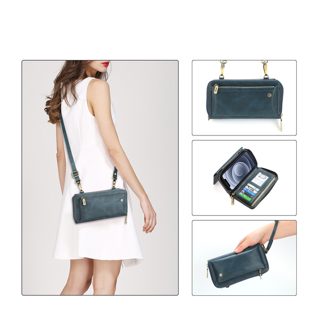 スマホショルダー スマホ ポーチ ショルダー iPhoneケース 収納 財布 レディースのバッグ(ショルダーバッグ)の商品写真