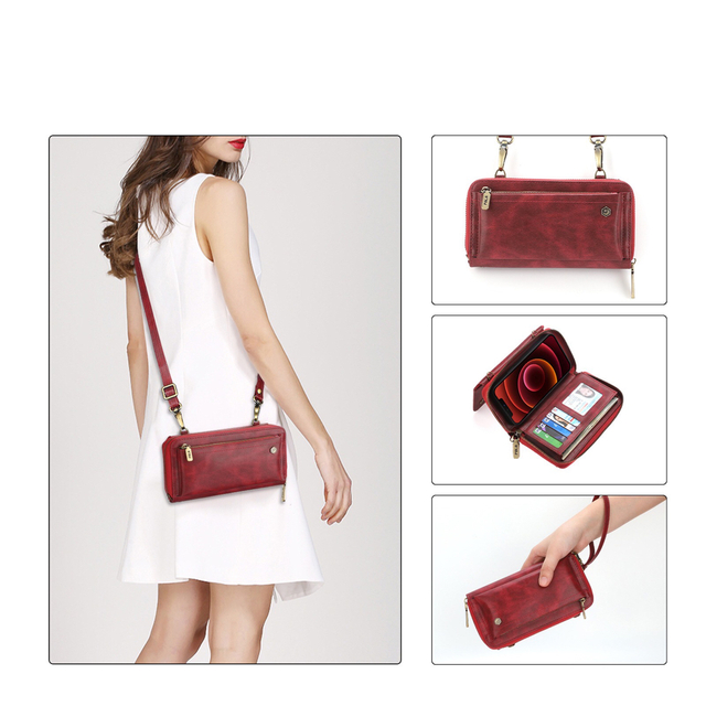 スマホショルダー スマホ ポーチ ショルダー iPhoneケース 収納 財布 レディースのバッグ(ショルダーバッグ)の商品写真