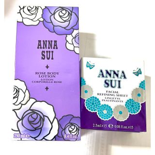 アナスイ(ANNA SUI)のアナスイ　ローズボディローション&フェイシャルリファイニングシート(ボディローション/ミルク)