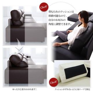 新品 送料込 フロアコーナーカウチソファ ☆ハイタイプ 3P アイボリー