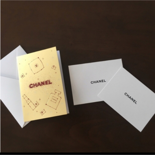 シャネル(CHANEL)のシャネル　CHANEL メッセージカード　ラッピング　クリスマス　封筒(カード/レター/ラッピング)