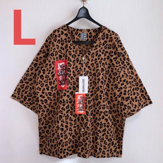 WACKOMARIA】LEOPARD DABO SHIRT/新品タグ付/送料込 激安販売 www.esn