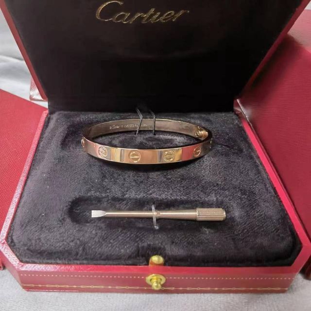 最安価格 - Cartier カルティエ ピンクゴールド ラブブレス ステンカラーコート