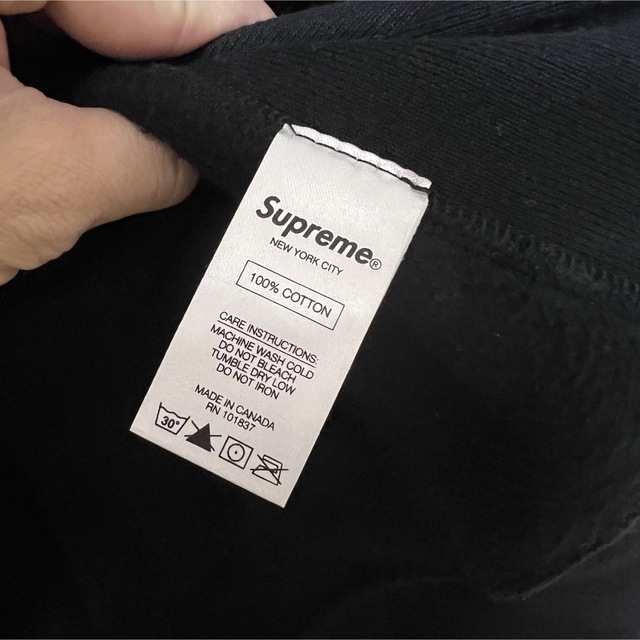 Supreme boxlogo crewneck 15aw 黒 S シュプリーム