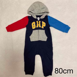 ベビーギャップ(babyGAP)のベビーギャップ　起毛ロンパース　80cm(ロンパース)