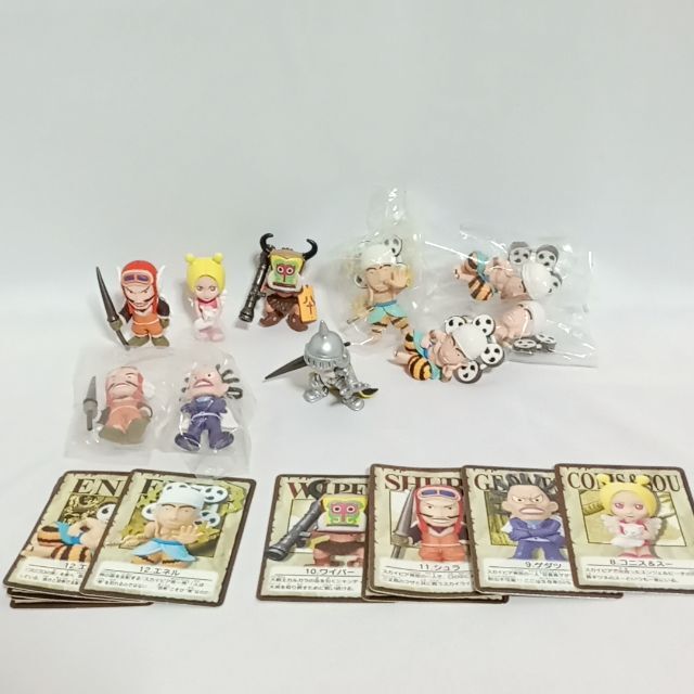 ワンピース ミニフィギュア コレクション バンダイ 58体セット カード付