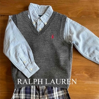ラルフローレン(Ralph Lauren)のラルフローレン  シャツ&ベスト2点セット(ドレス/フォーマル)