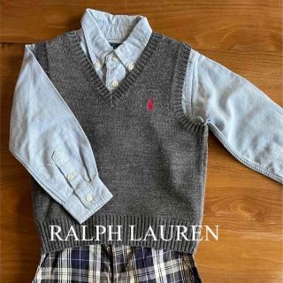 ラルフローレン(Ralph Lauren)のラルフローレン  シャツ&ベスト2点セット(ドレス/フォーマル)