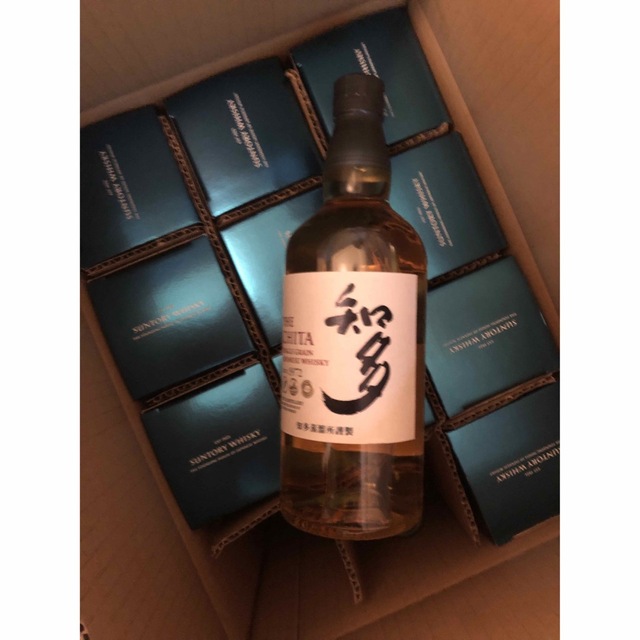 サントリー知多ウイスキー700ml 12本 化粧箱10枚付き www