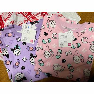 Avail - 2枚セット サンリオ ちいかわ×マイメロ モモンガ×クロミ T
