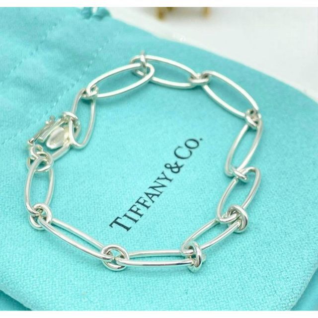 ティファニー TIFFANY オーバルリンクチェーン シルバーブレスレット