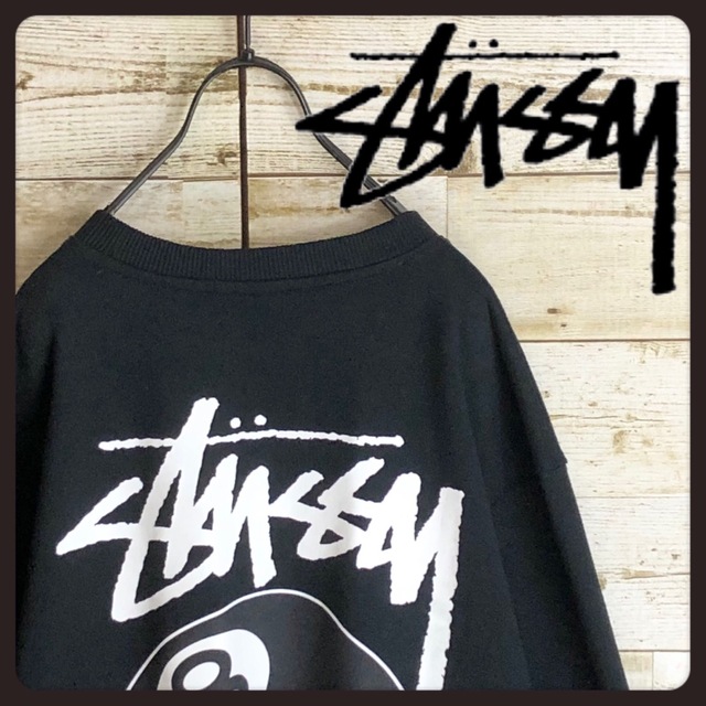 STUSSY - STUSSY ステューシー ビックエイトボールロゴ入り スウェット ...