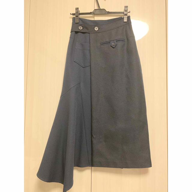 UNITEDTOKYO バックタックアシメスカート