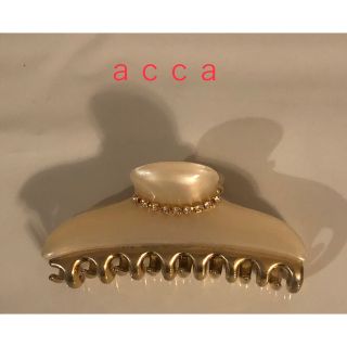 アッカ(acca)のアッカ　acca バレッタ　中サイズ　美品(バレッタ/ヘアクリップ)