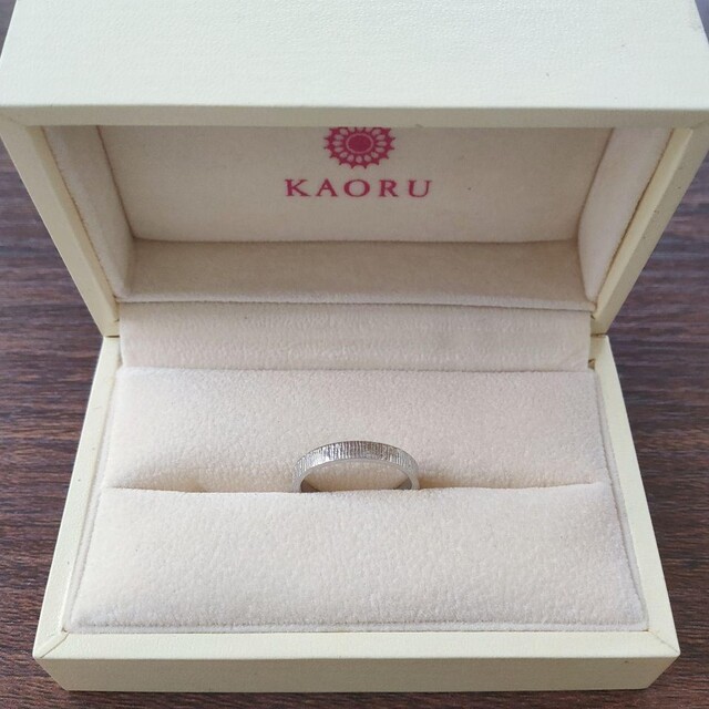 KAORU(カオル)のKAORU カオル バンブー リング K18WG 3.0mm 3.8g レディースのアクセサリー(リング(指輪))の商品写真