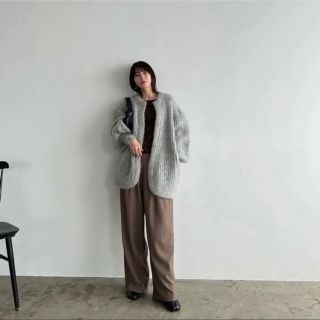 クラネ(CLANE)のCLANE MOHAIR SHAGGY CARDIGAN(カーディガン)