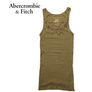 アバクロンビーアンドフィッチ(Abercrombie&Fitch)の♡未使用♡　abercrombie&fitch タンクトップ　カーキ アバクロ(Tシャツ(半袖/袖なし))