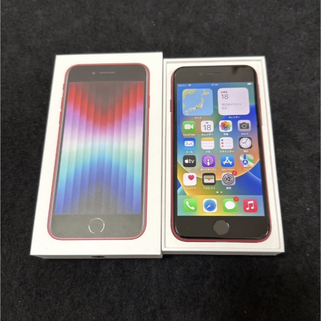 iPhone se 第3世代　64GB Red simフリー