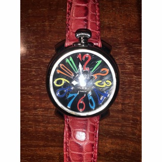 ガガミラノ(GaGa MILANO)のガガミラノ 腕時計 ★ 赤のベルト GaGa MILANO(腕時計)