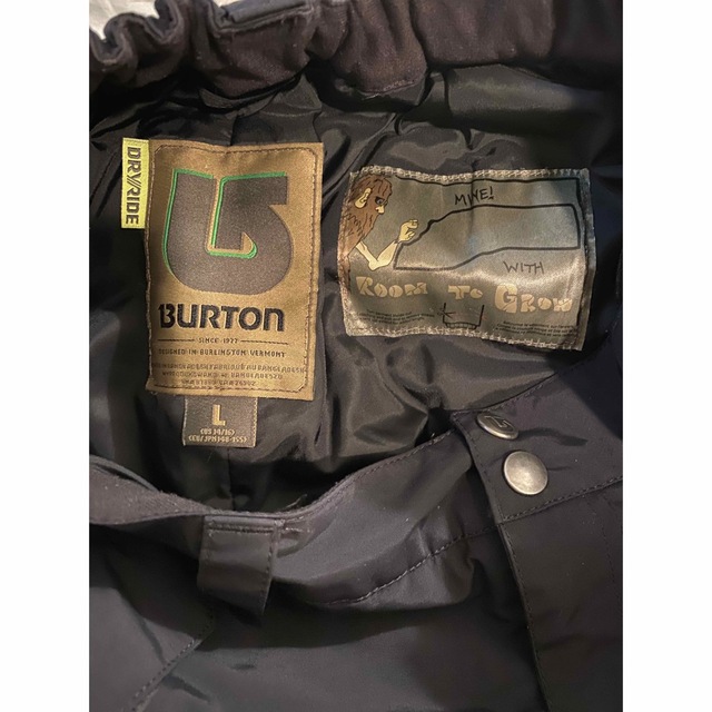 BURTON(バートン)のBURTON バートン　ウエア　Lサイズ　キッズ　150 スキー　スノーボード スポーツ/アウトドアのスノーボード(ウエア/装備)の商品写真