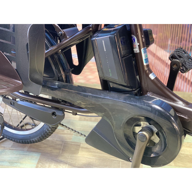 新品登場 ☆4682子供乗せ電動自転車ヤマハ3人乗り新品20インチ良好