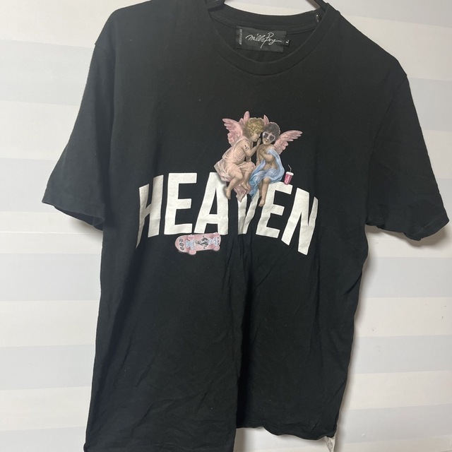 MILKBOY(ミルクボーイ)のMILKBOY】HEAVEN Tシャツ  Lサイズ　天使　ANGEL メンズのトップス(Tシャツ/カットソー(半袖/袖なし))の商品写真