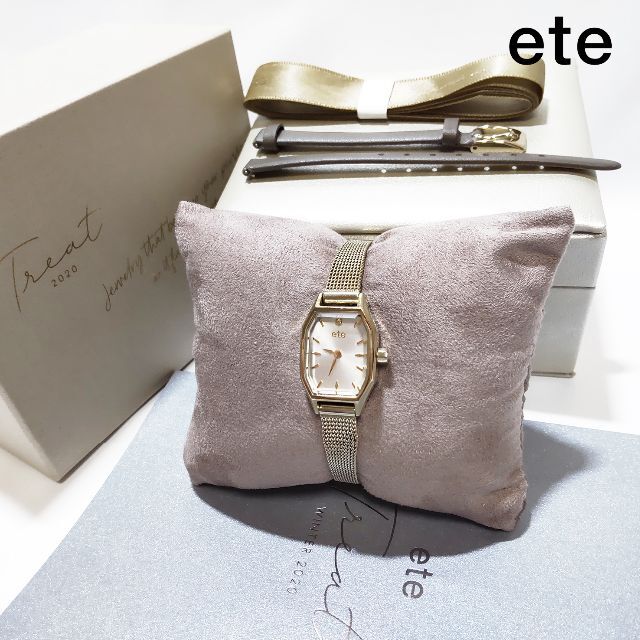 ete(エテ)の【美品】ete エテ WINTER 2020 Treat 腕時計 可動品 レディースのファッション小物(腕時計)の商品写真