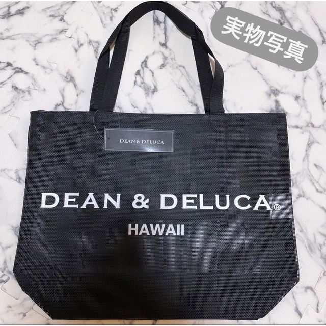 DEAN & DELUCA(ディーンアンドデルーカ)のDEAN &DELUCA ディーン&デルーカ　ブラック Lサイズ レディースのバッグ(トートバッグ)の商品写真