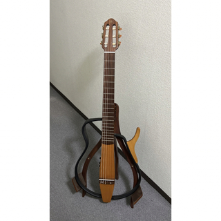 ヤマハ(ヤマハ)の◆美品　YAMAHA ヤマハ サイレント ギター SLG-100N 収納ケース付(アコースティックギター)