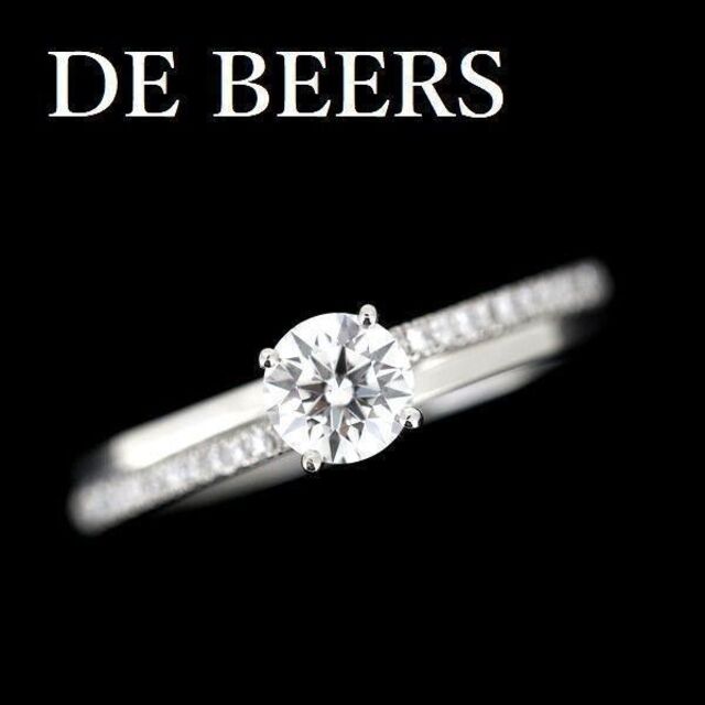 DE BEERS - デビアス プロミス ダイヤ 0.402ct G-VS2-3EX HC リング
