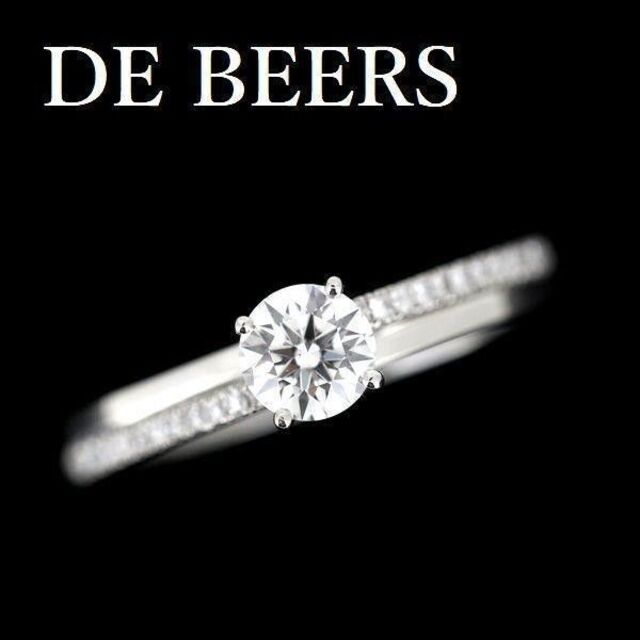 DE BEERS - デビアス プロミス ダイヤ 0.402ct G-VS2-3EX HC リングの