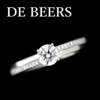デビアス(DE BEERS)のデビアス プロミス ダイヤ 0.402ct G-VS2-3EX HC リング(リング(指輪))