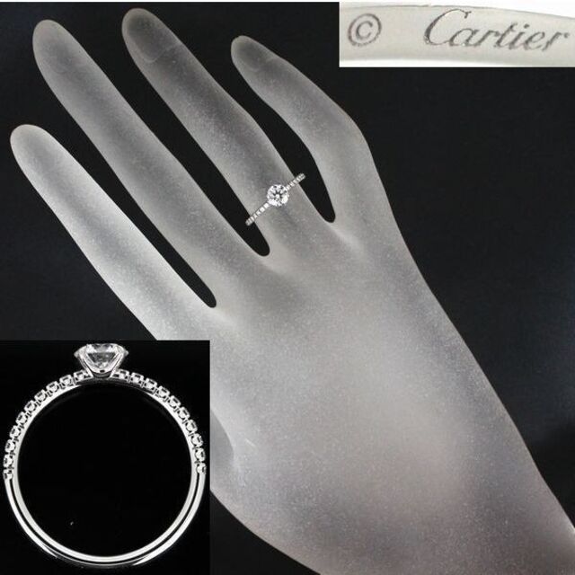 Cartier(カルティエ)のエタンセル ドゥ カルティエ ダイヤ 0.43ct G-VS1-3EX リング レディースのアクセサリー(リング(指輪))の商品写真