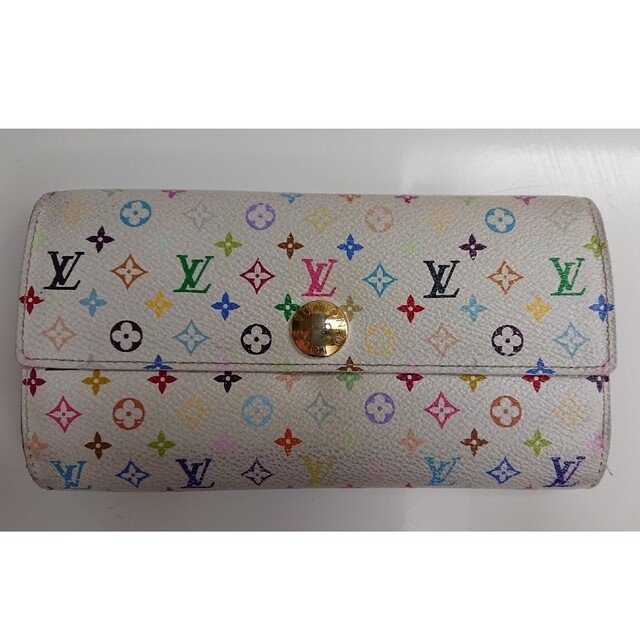 LOUISVUITTONLouis Vuitton 長財布 マルチカラー