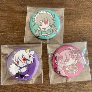 ピノキオピー パラレルエッグ アイマイナ 缶バッジ 3個セットの通販 by