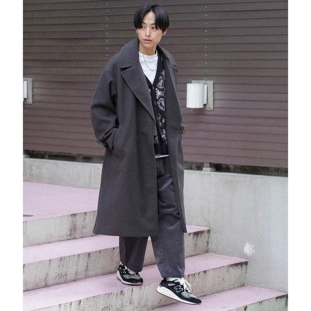 BEAMS(ビームス)のBeAMS DOT / タイロッケンコート 22FW メンズのジャケット/アウター(チェスターコート)の商品写真