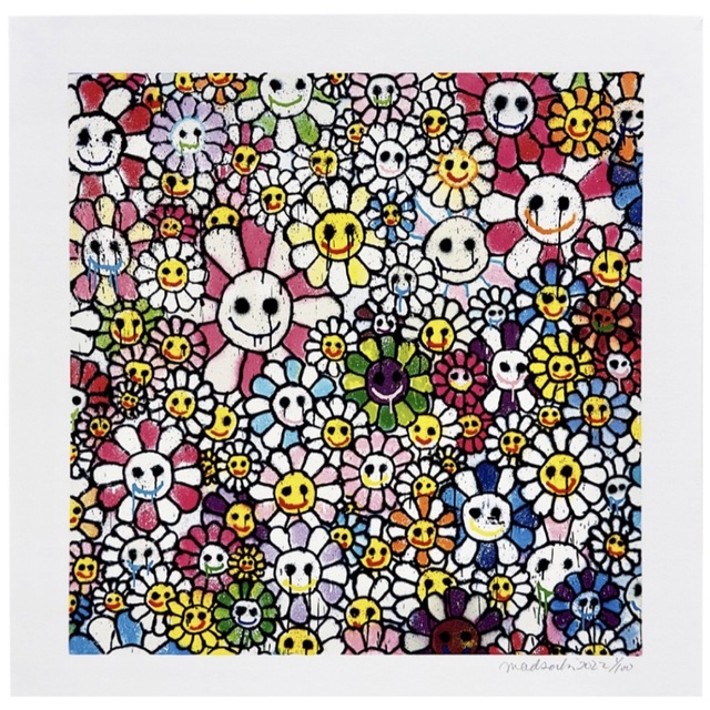 MADSAKI Homage Takashi Murakami Flowers