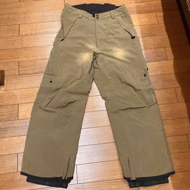 【美品 高機能】US BURTON カーゴ 茶 スキー スノーボード パンツ