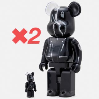 BE@RBRICK BAPE × NEIGHBORHOOD 100%&400%
