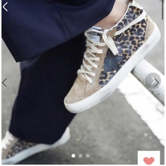 上質で快適 DEUXIEME CLASSE LEOPARD STAR MID GOOSE/ゴールデングース