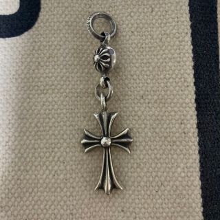 クロムハーツ(Chrome Hearts)のクロムハーツ　1ボールタイニークロス　ネックレス(ネックレス)