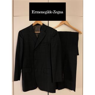 Ermenegildo Zegna - 【美品】ゼニア スーツ セットアップ 黒 紺