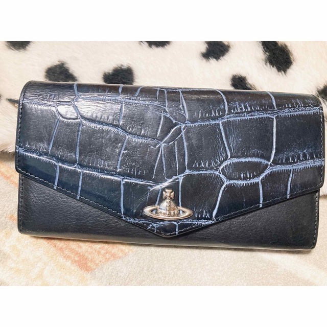 Vivienne Westwood(ヴィヴィアンウエストウッド)の【VivienneWestwood】クロコ　長財布 レディースのファッション小物(財布)の商品写真