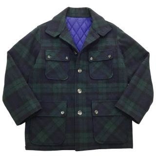 バン(VAN)のVAN JACKET キルティングクロスステッチ中綿入りウールフィールドコート(カバーオール)