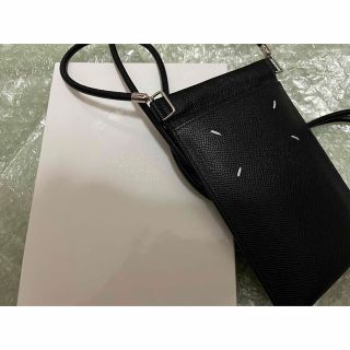 マルタンマルジェラ(Maison Martin Margiela)のMAISON MARGIELA グレイニーレザー スマートフォン ホルダー  (ショルダーバッグ)