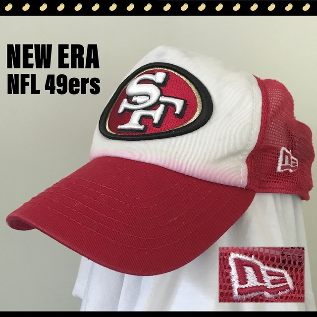 NEWERA☆NFL☆サンフランシスコ49ers☆メッシュキャップ☆フリーサイズ